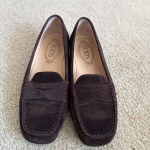 Tod's Suede Gommino Loafer Brown Italy | Women's EU 35/US 5.0